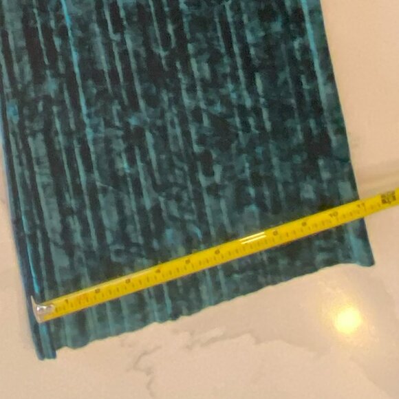 Rachel Zoe - Velvet-feel, Cozy, Jewel/Emerald Green, Stretch Waist Pants- Size M - Picture 5 of 7